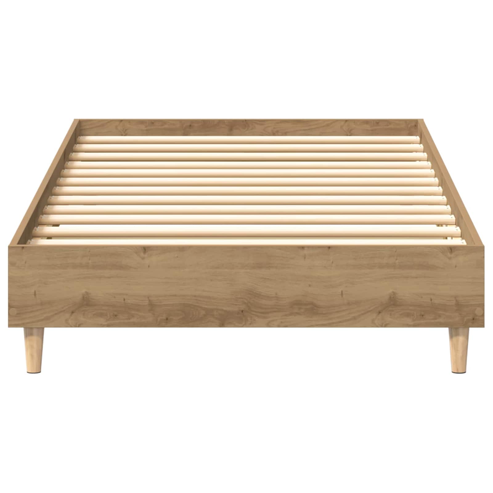 vidaXL Ramka łóżka Dąb artisian 80 x 200 cm Drewno inżynieryjne