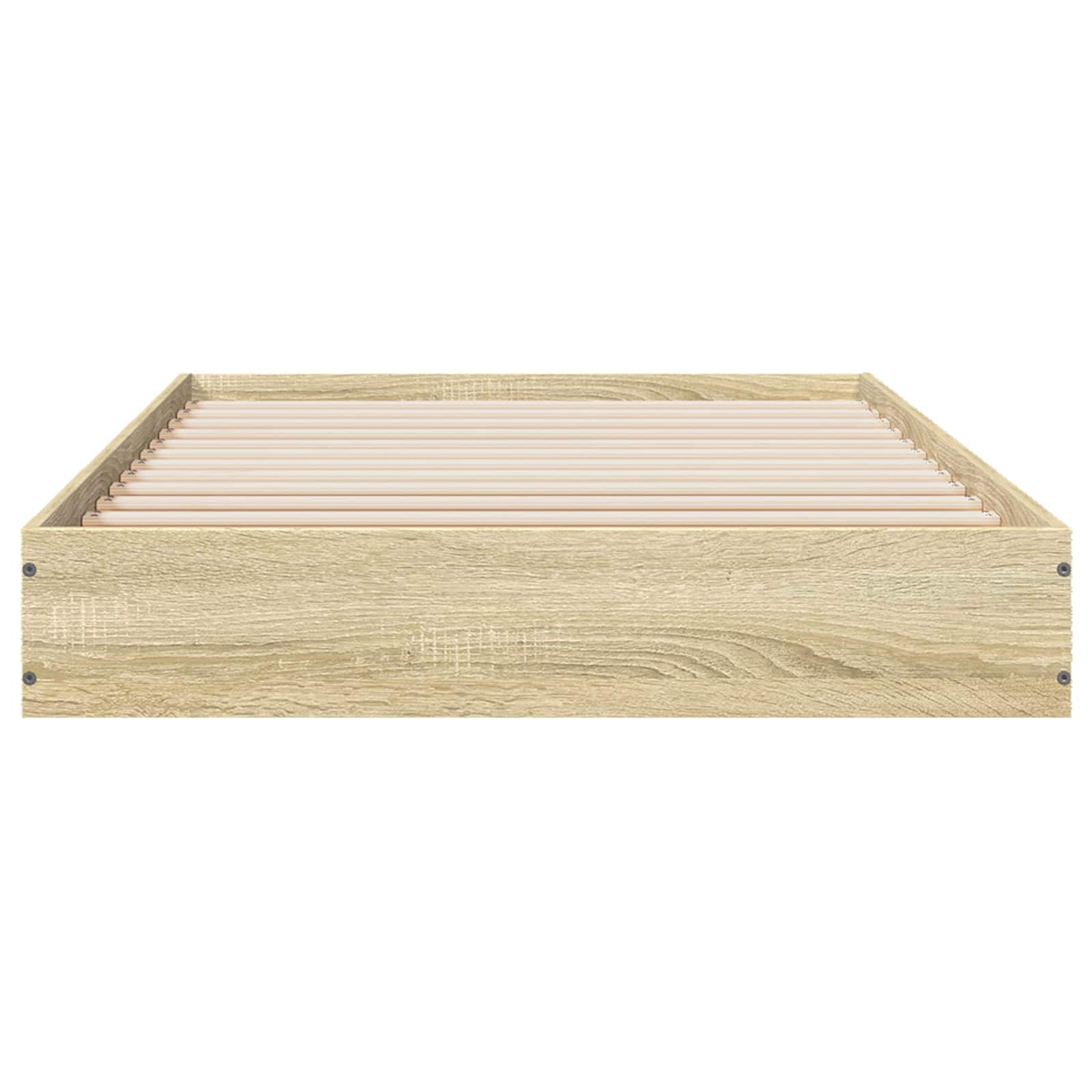 vidaXL Rama łóżka podłogowego dąb Sonoma 80 x 200 cm