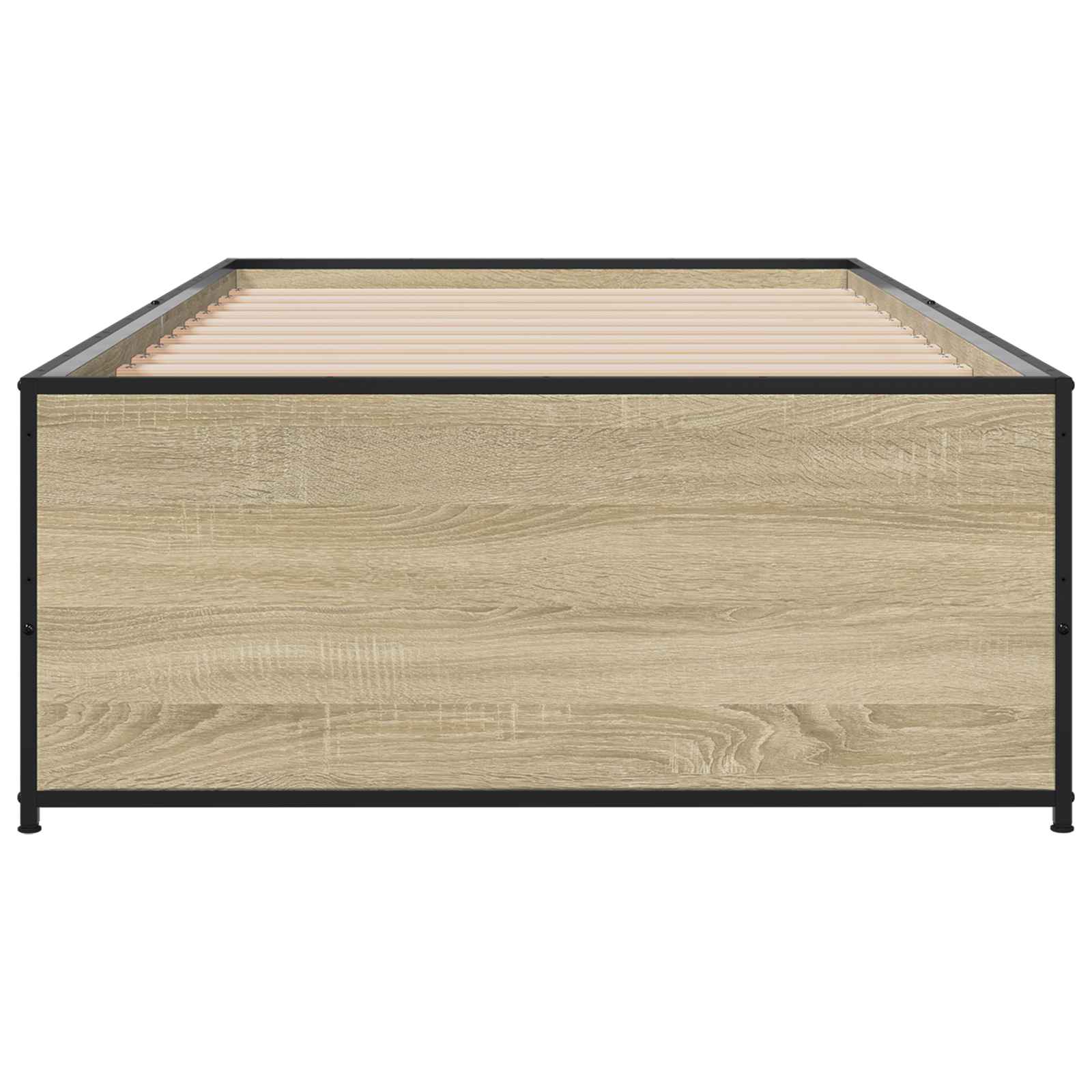 vidaXL Ramka łóżka dąb Sonoma 80 x 200 cm Drewno inżynieryjne