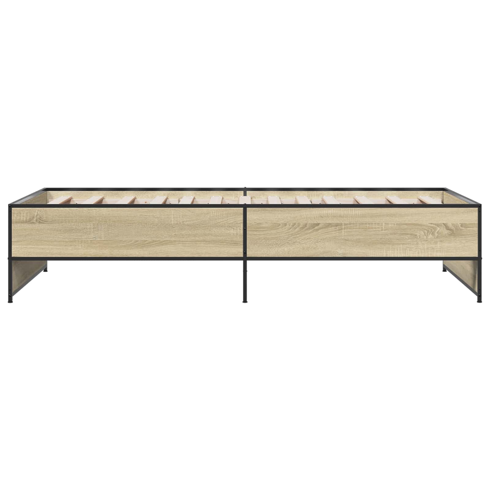 vidaXL Ramka łóżka dąb Sonoma 80 x 200 cm Drewno inżynieryjne