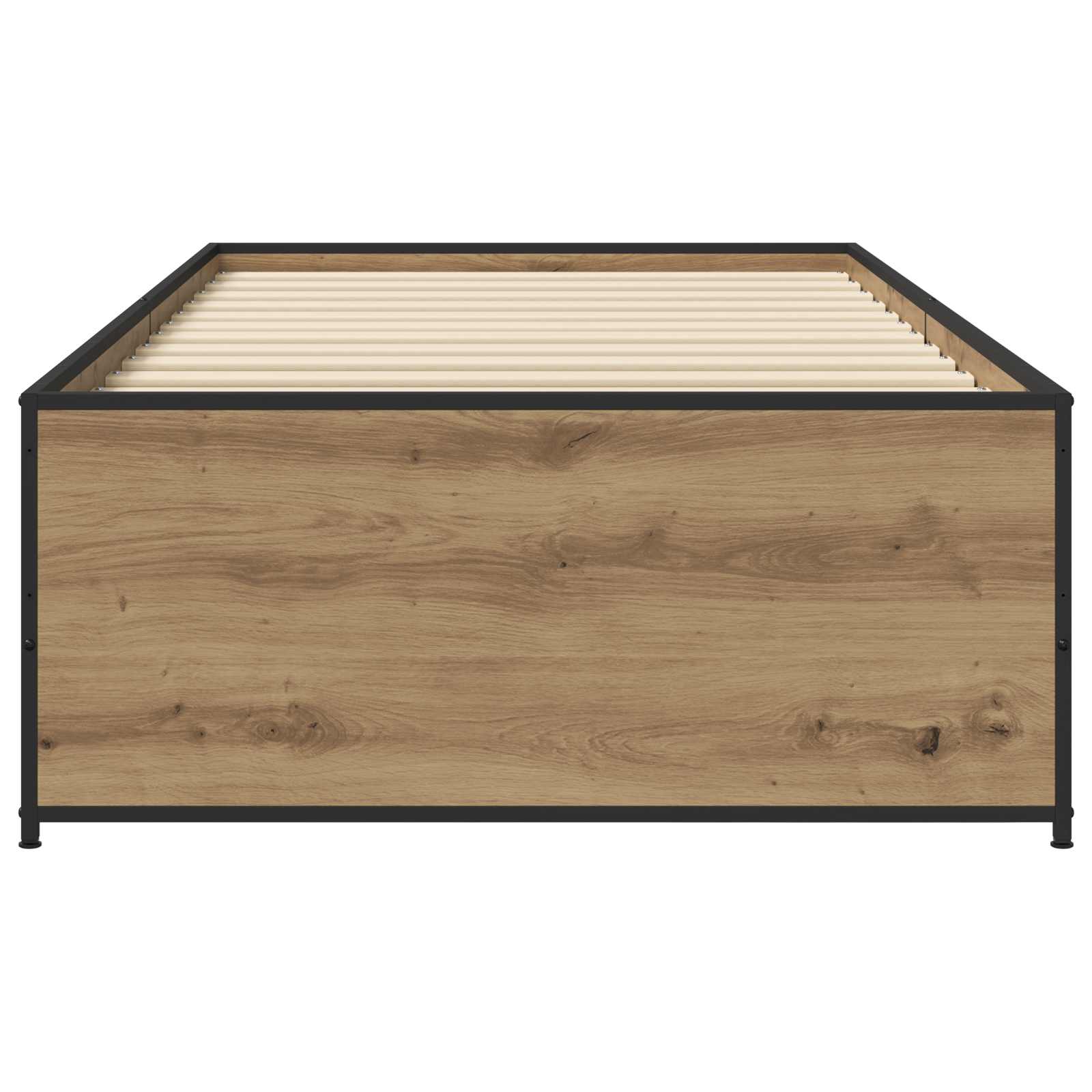 vidaXL Ramka łóżka Dąb artisan 80 x 200 cm Drewno inżynieryjne