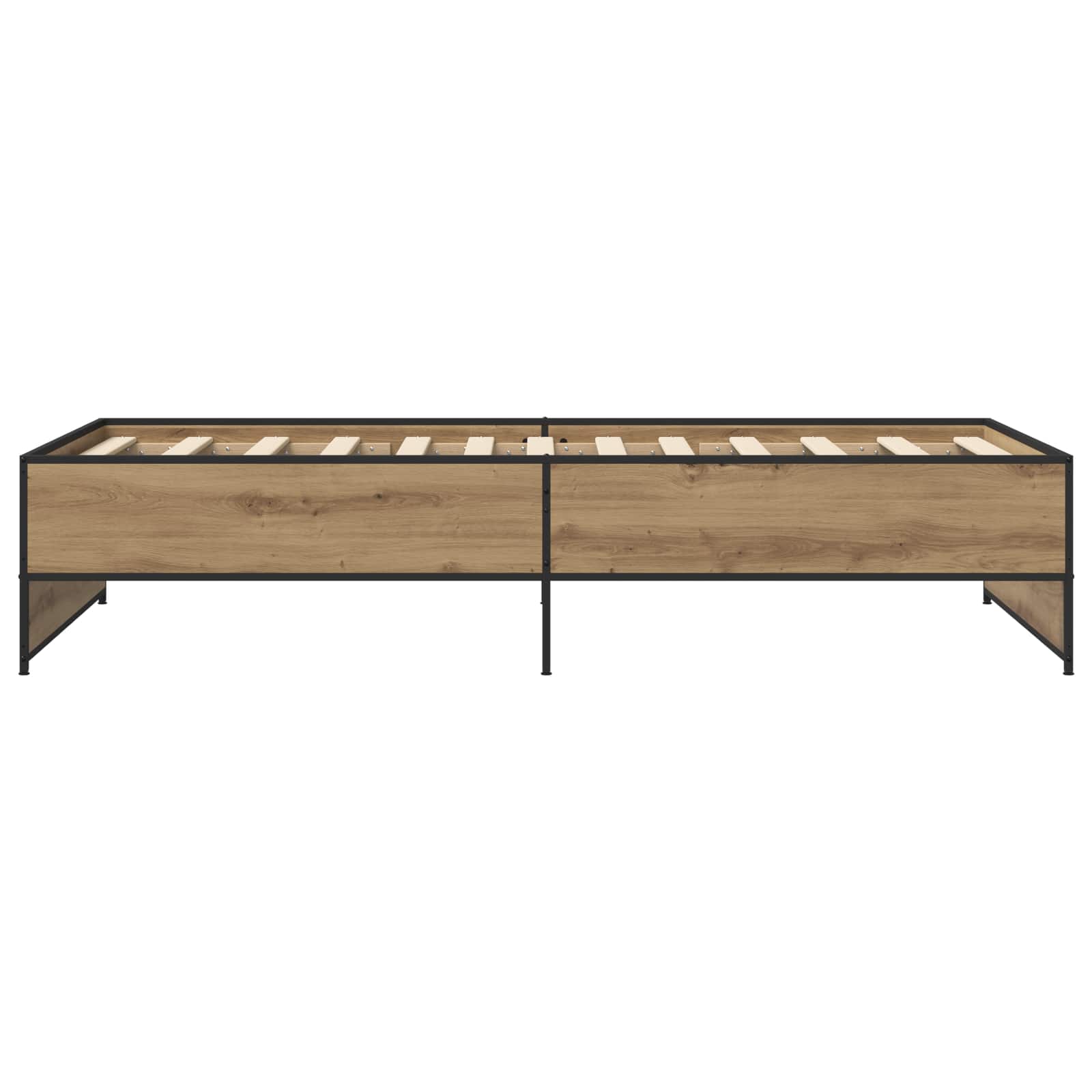 vidaXL Ramka łóżka Dąb artisan 80 x 200 cm Drewno inżynieryjne