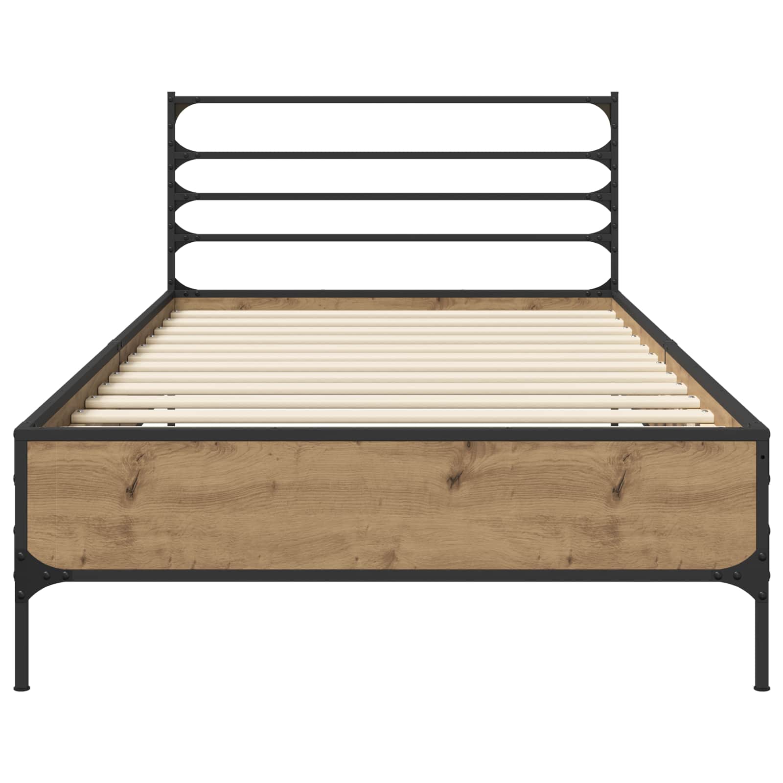 vidaXL Ramka łóżka Dąb artisian 80 x 200 cm Drewno inżynieryjne