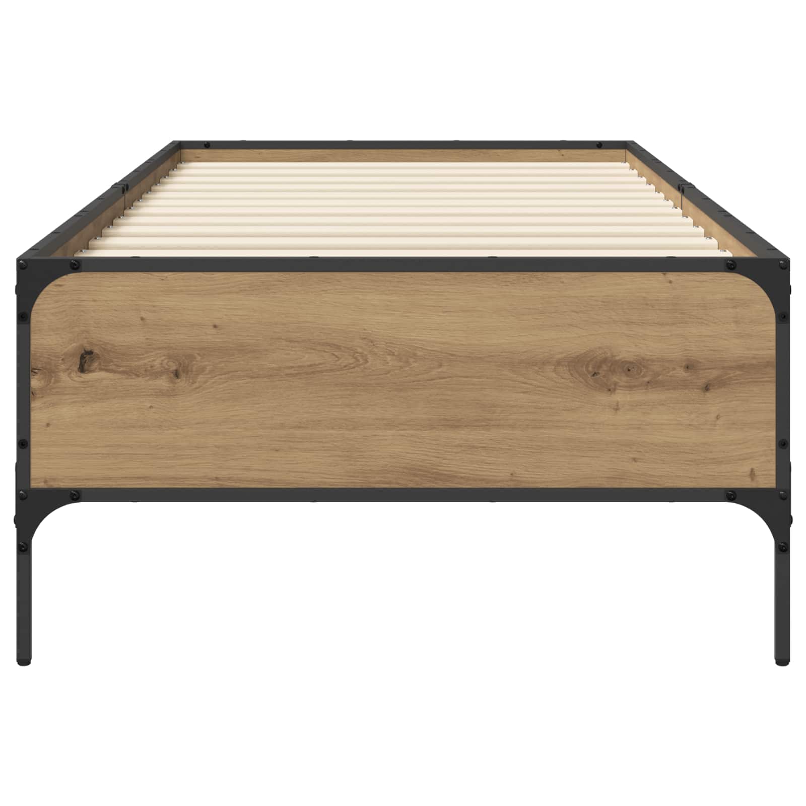 vidaXL Ramka łóżka Dąb artisian 80 x 200 cm Drewno inżynieryjne