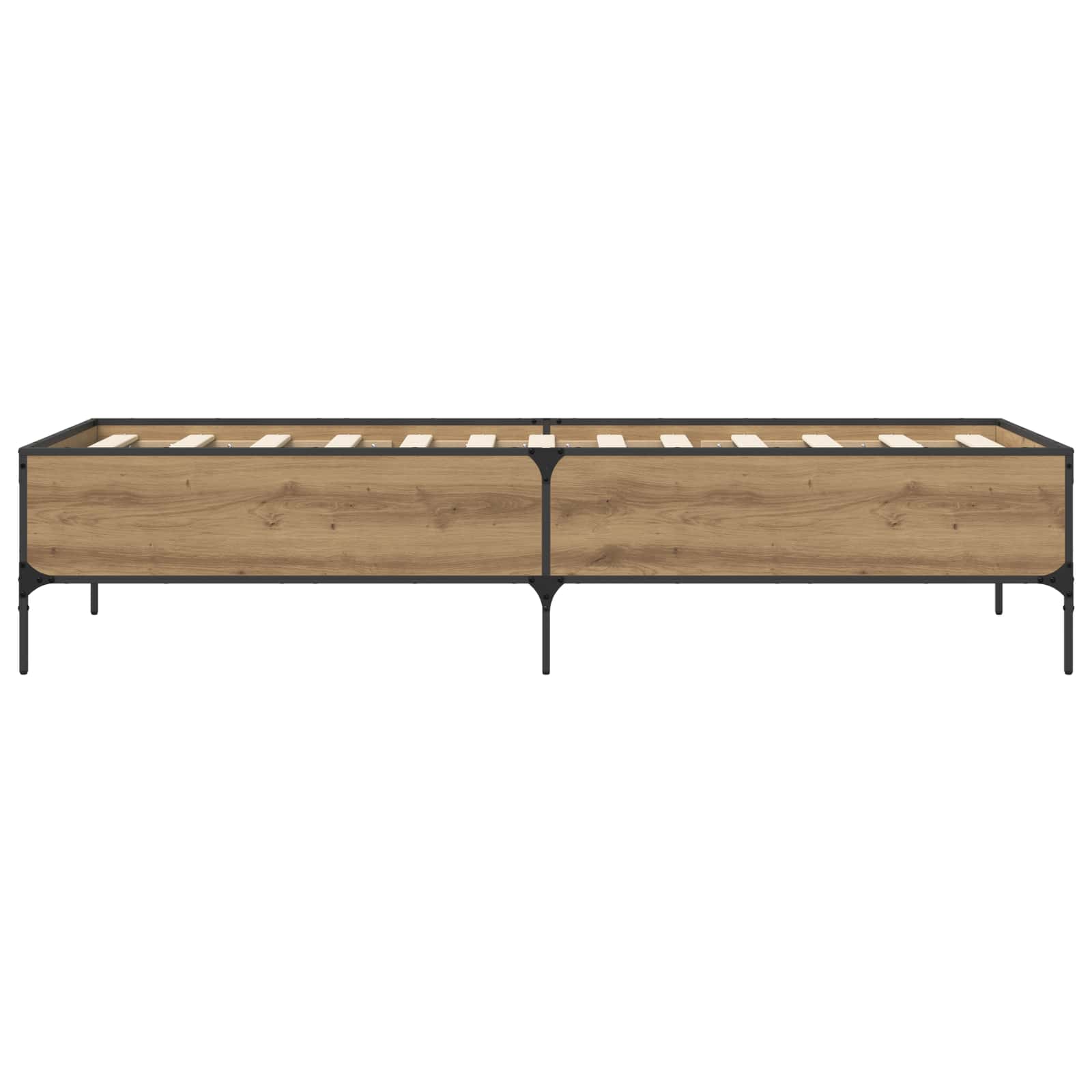 vidaXL Ramka łóżka Dąb artisian 80 x 200 cm Drewno inżynieryjne