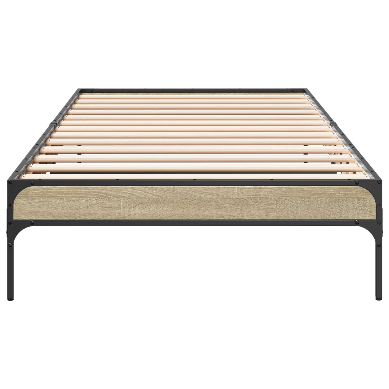 vidaXL Ramka łóżka dąb Sonoma 80 x 200 cm Drewno inżynieryjne