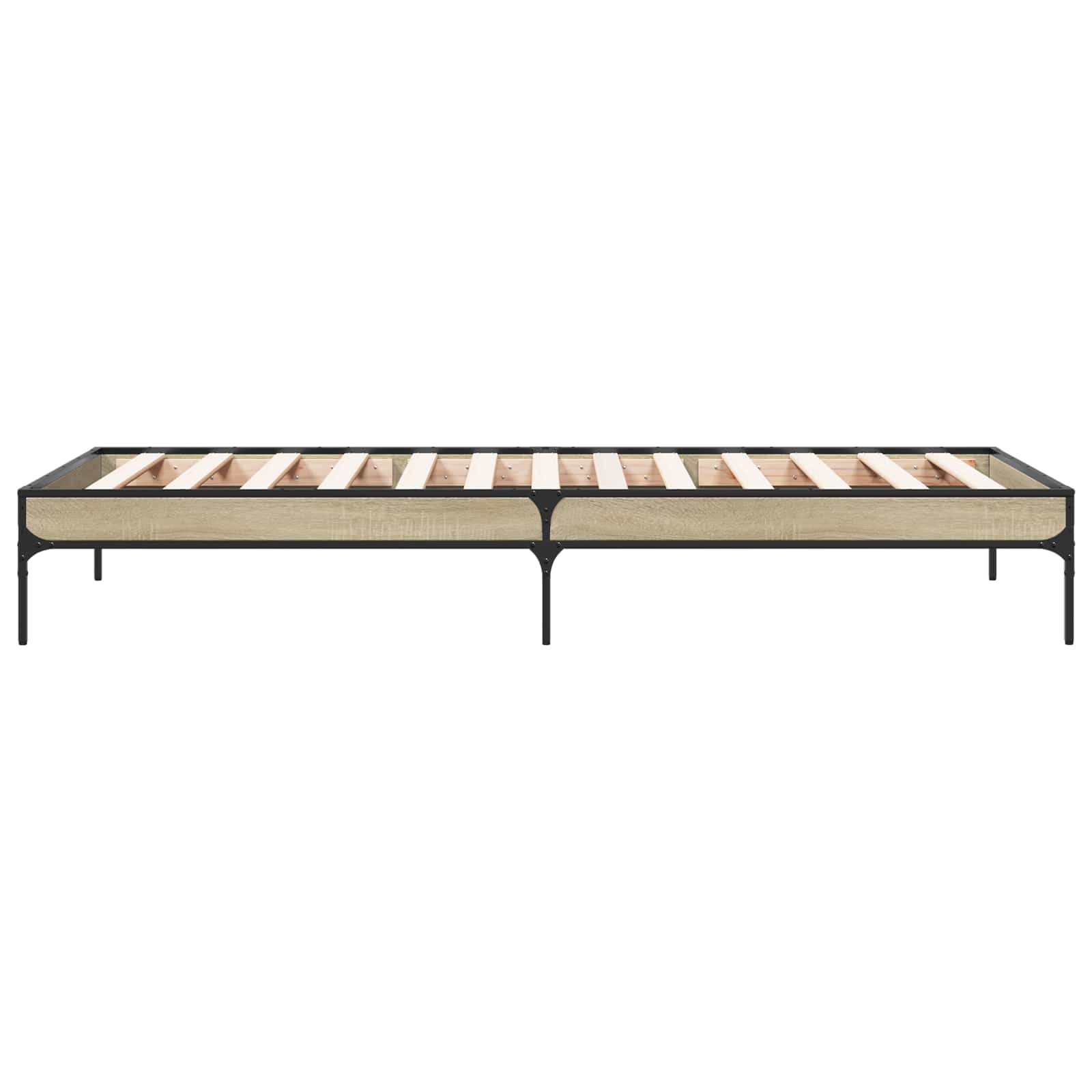 vidaXL Ramka łóżka dąb Sonoma 80 x 200 cm Drewno inżynieryjne