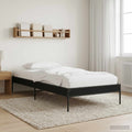 vidaXL Ramka łóżka Czarny dąb 80 x 200 cm Drewno inżynieryjne