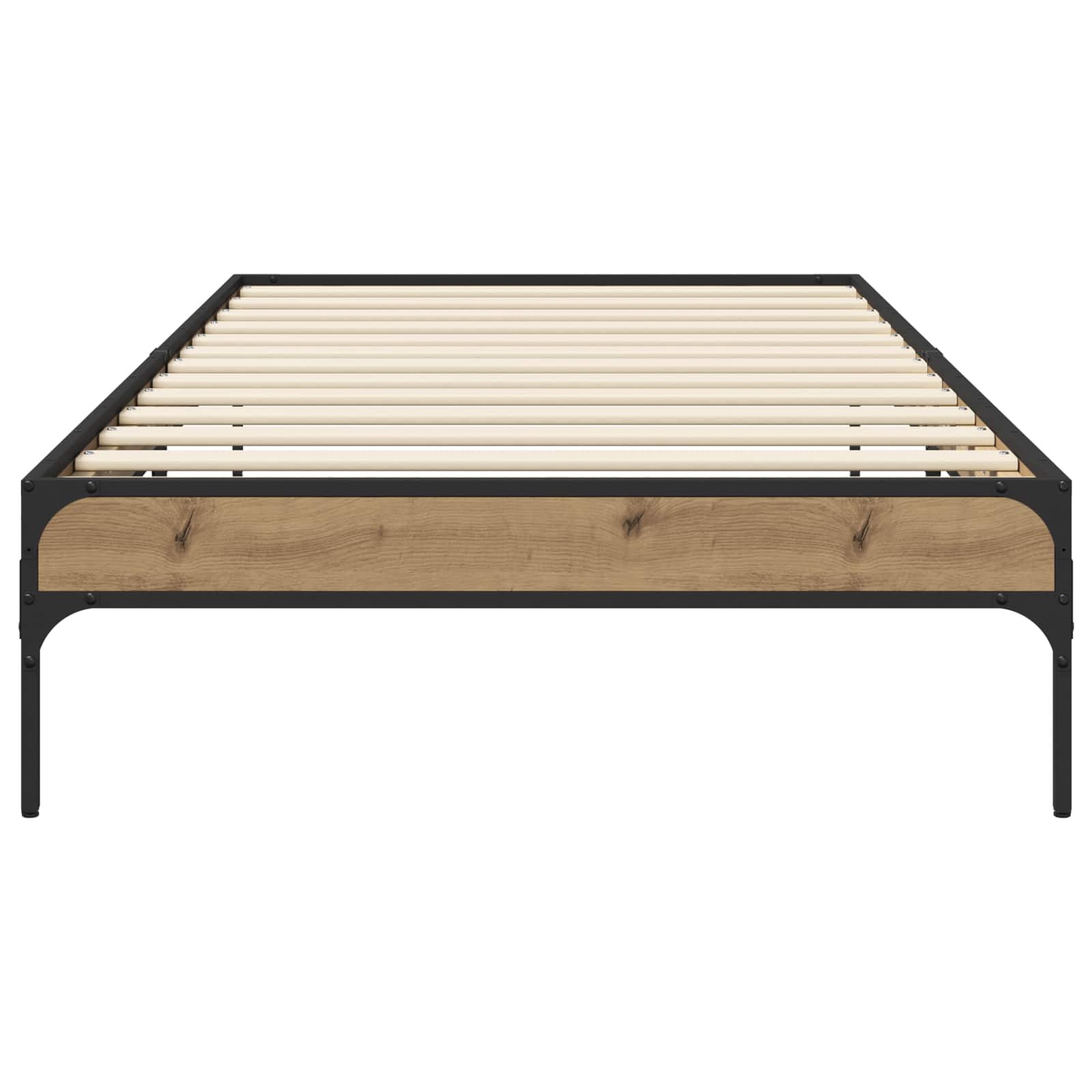 vidaXL Ramka łóżka Dąb artisian 80 x 200 cm Drewno inżynieryjne