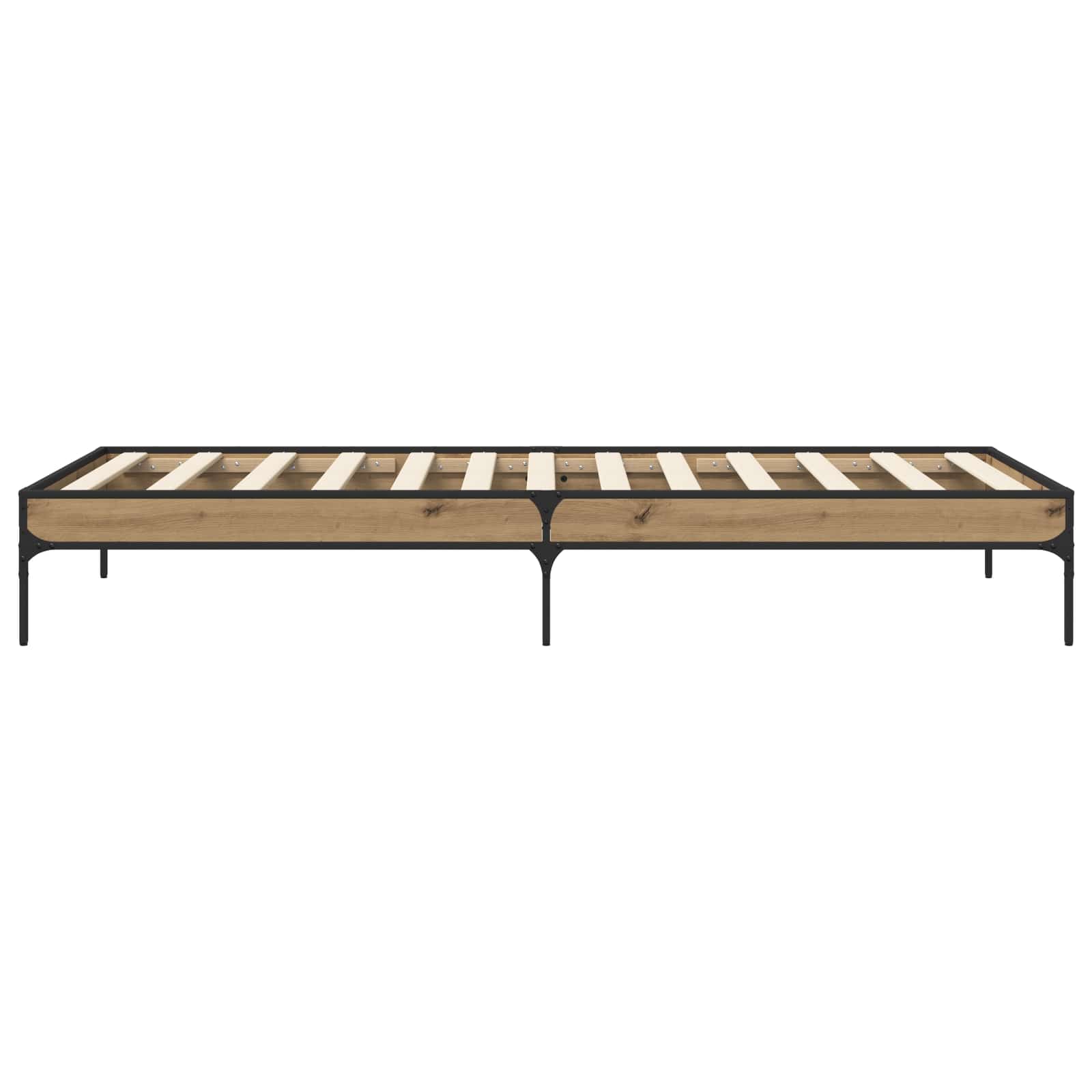 vidaXL Ramka łóżka Dąb artisian 80 x 200 cm Drewno inżynieryjne