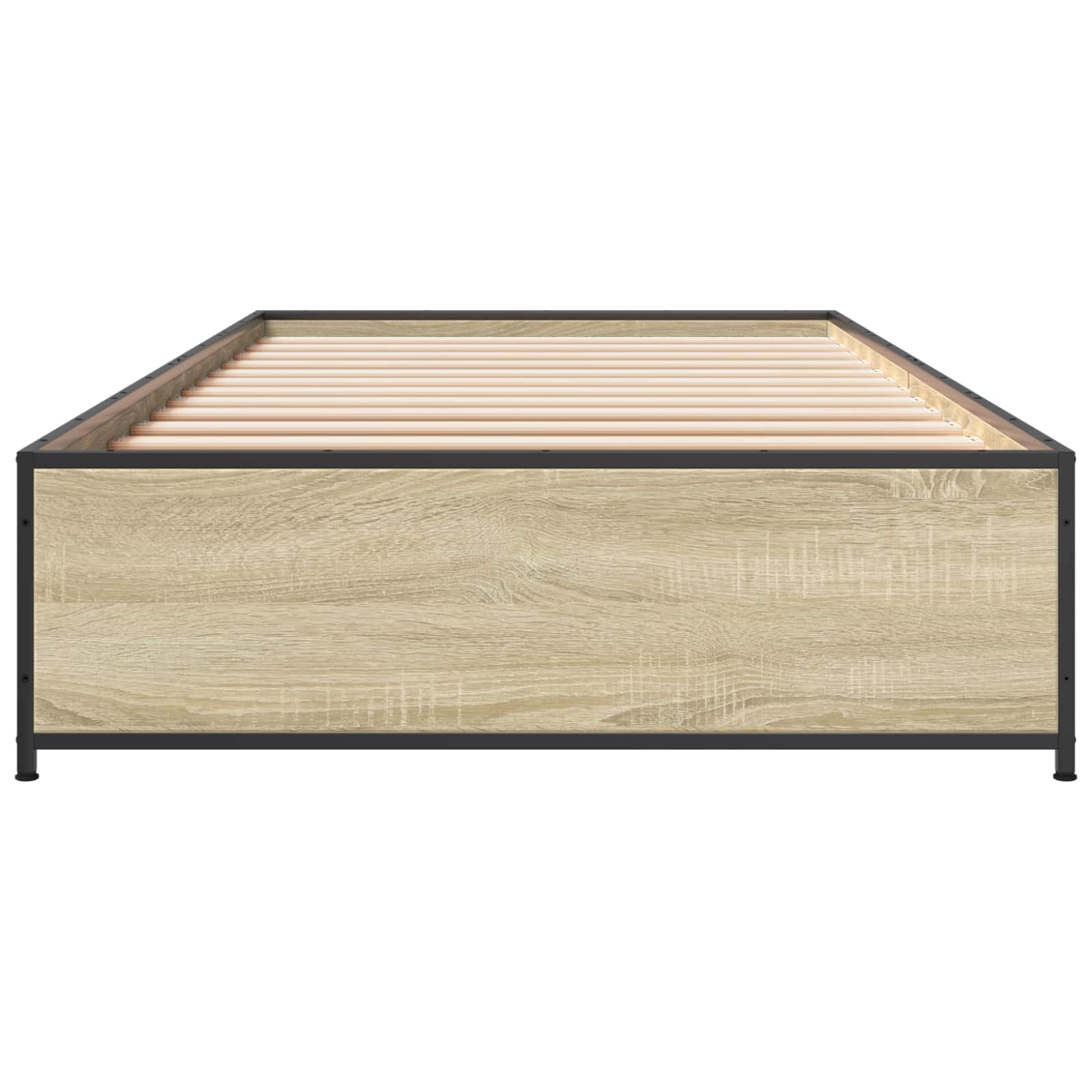 vidaXL Ramka łóżka dąb Sonoma 80 x 200 cm Drewno inżynieryjne