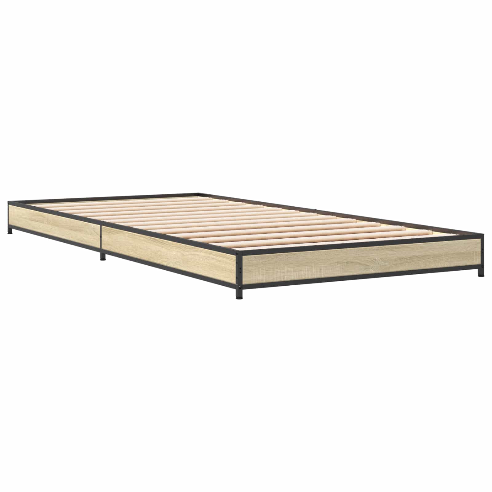 vidaXL Ramka łóżka dąb Sonoma 80 x 200 cm Drewno inżynieryjne
