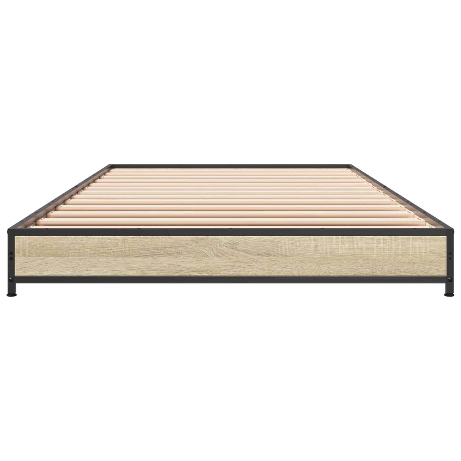 vidaXL Ramka łóżka dąb Sonoma 80 x 200 cm Drewno inżynieryjne