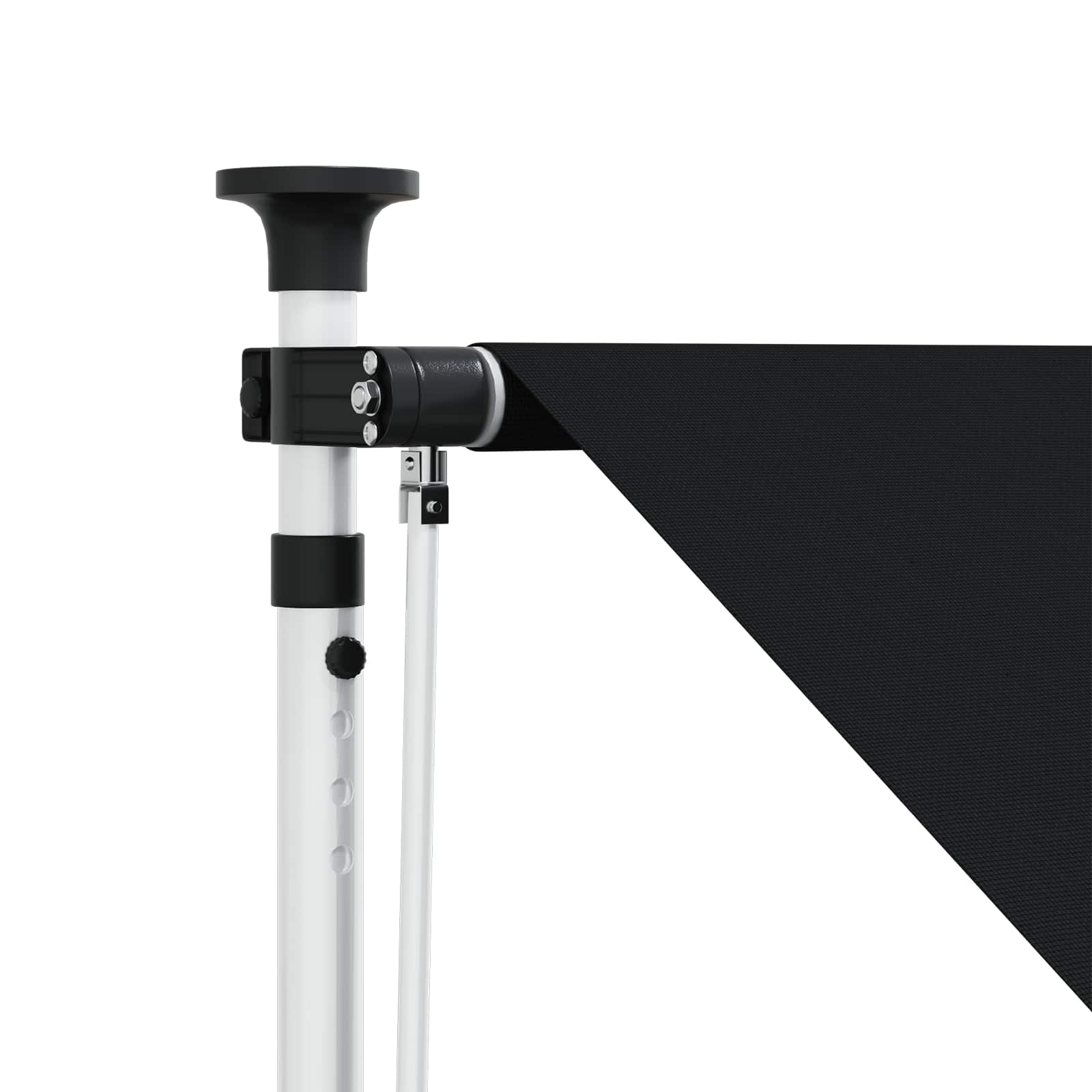 vidaXL Ręczna markiza zwijana Czarny 250 cm