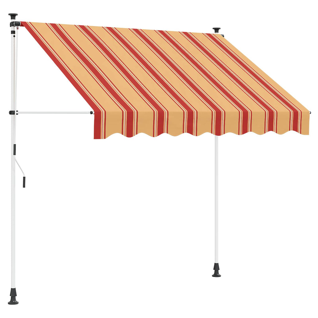 vidaXL Ręczna markiza zwijana Wielokolorowe 300 x 115 x 300 cm