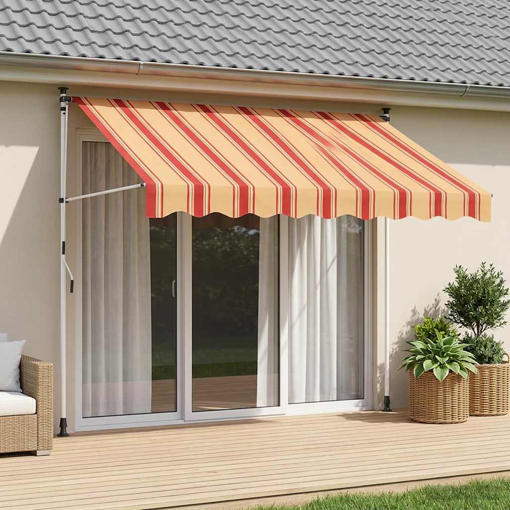 vidaXL Ręczna markiza zwijana Wielokolorowe 350 x 115 x 300 cm