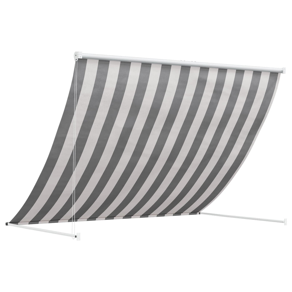 vidaXL Markiza Antracytowy i biały 400 x 150 cm