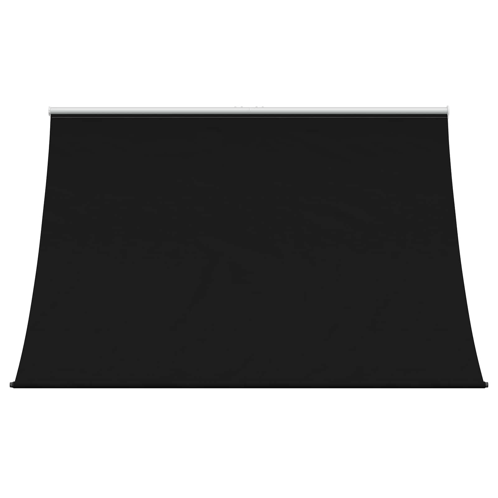 vidaXL Markiza Czarny 150 x 150 cm 180 g / m² Poliester z powłoką PU