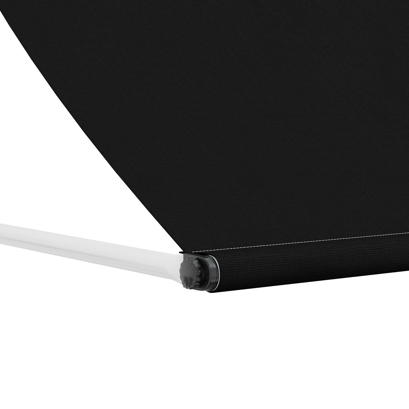 vidaXL Markiza Czarny 300 x 150 cm 180 g / m² Poliester z powłoką PU