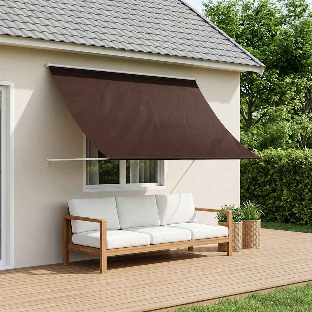 vidaXL Markiza brązowy 150 x 150 cm 180 g / m² Poliester z powłoką PU
