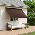 vidaXL Markiza brązowy 150 x 150 cm 180 g / m² Poliester z powłoką PU