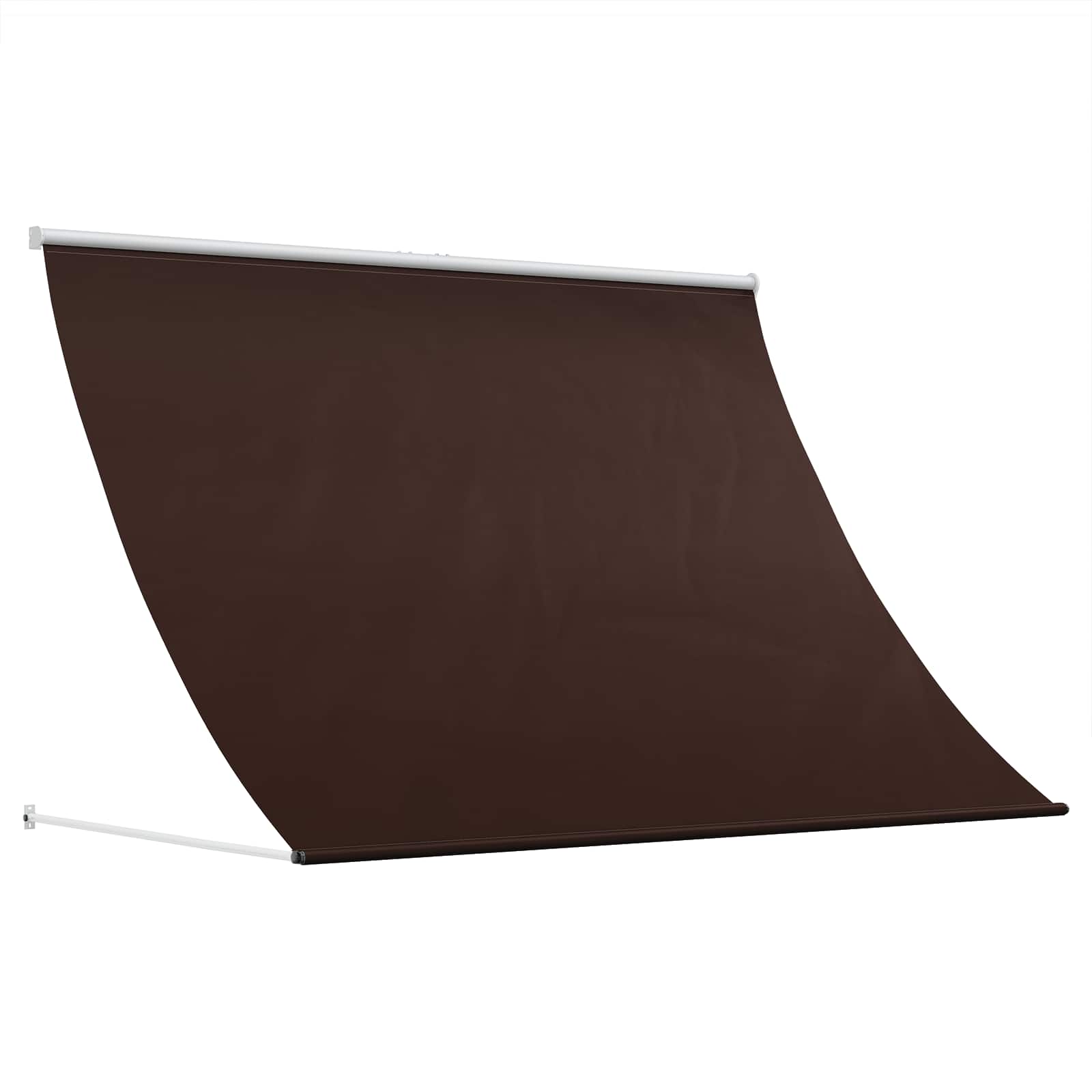 vidaXL Markiza brązowy 250 x 150 cm 180 g / m² Poliester z powłoką PU