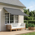 vidaXL Markiza jasnoszary 300 x 150 cm 180 g / m² Poliester z powłoką PU