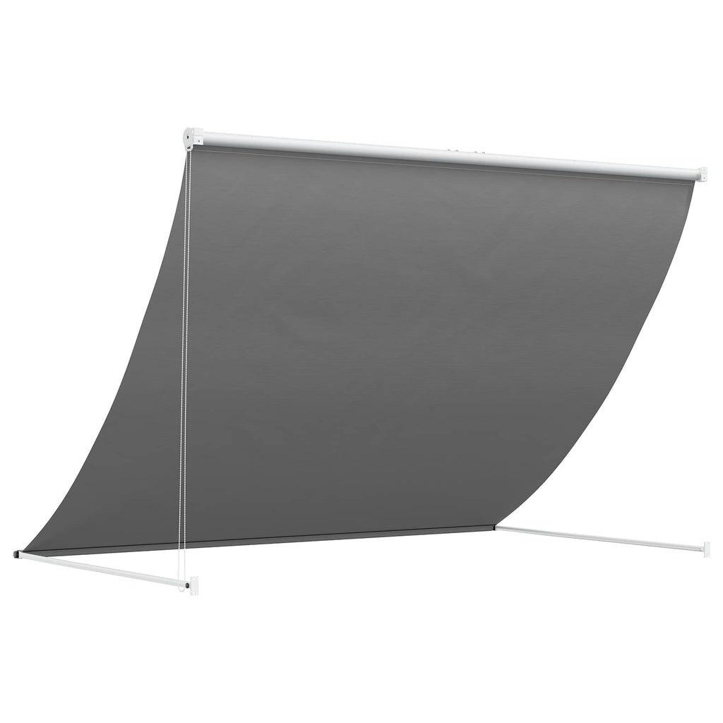 vidaXL Markiza jasnoszary 400 x 150 cm 180 g / m² Poliester z powłoką PU