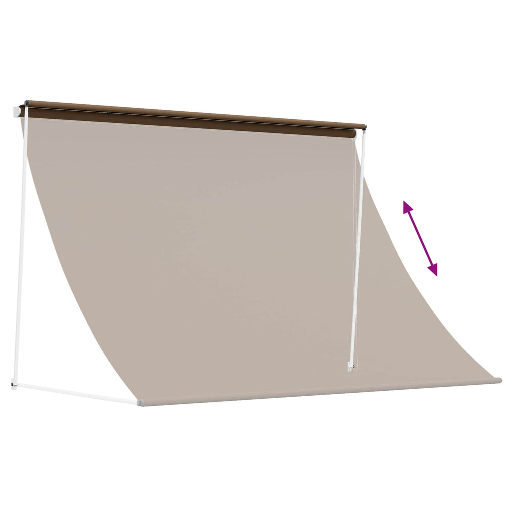 vidaXL Markiza Ciemnoszary 400 x 150 cm