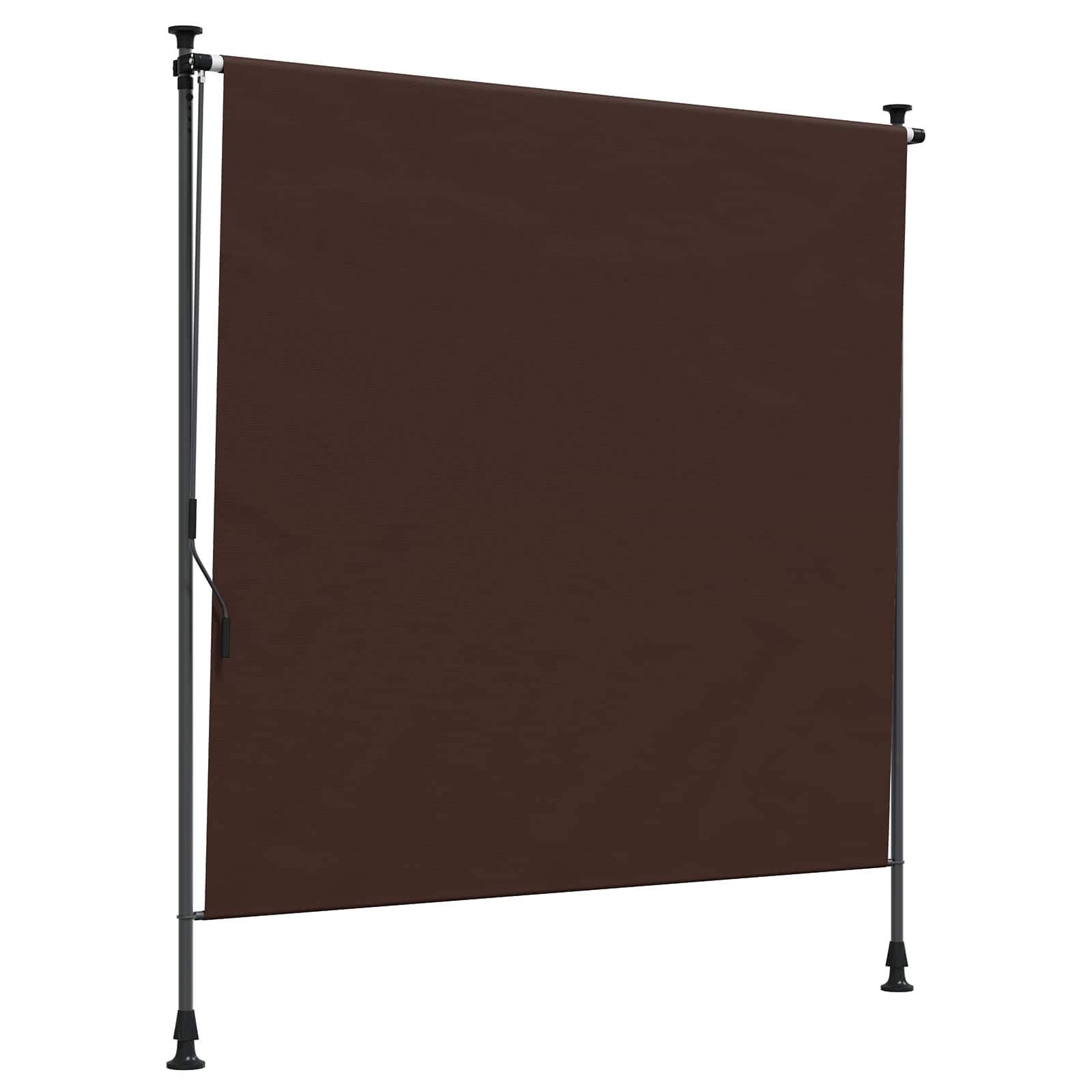 vidaXL Zewnętrzna Roleta Rolkowa brązowy 120 x 270 cm