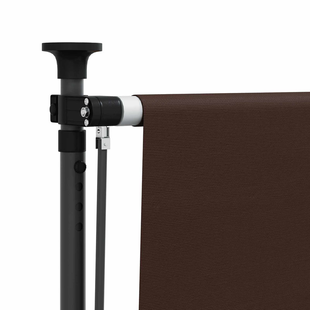vidaXL Zewnętrzna Roleta Rolkowa brązowy 150 x 270 cm