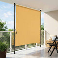 vidaXL Zewnętrzna Roleta Rolkowa piaskowy 120 x 270 cm