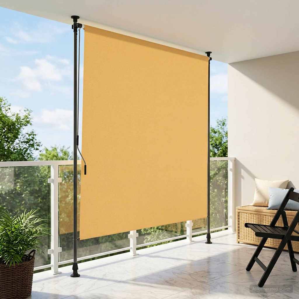 vidaXL Zewnętrzna Roleta Rolkowa piaskowy 120 x 270 cm