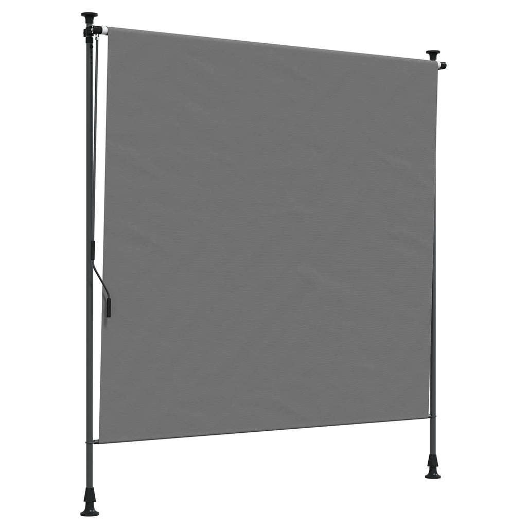 vidaXL Zewnętrzna Roleta Rolkowa jasnoszary 100 x 270 cm