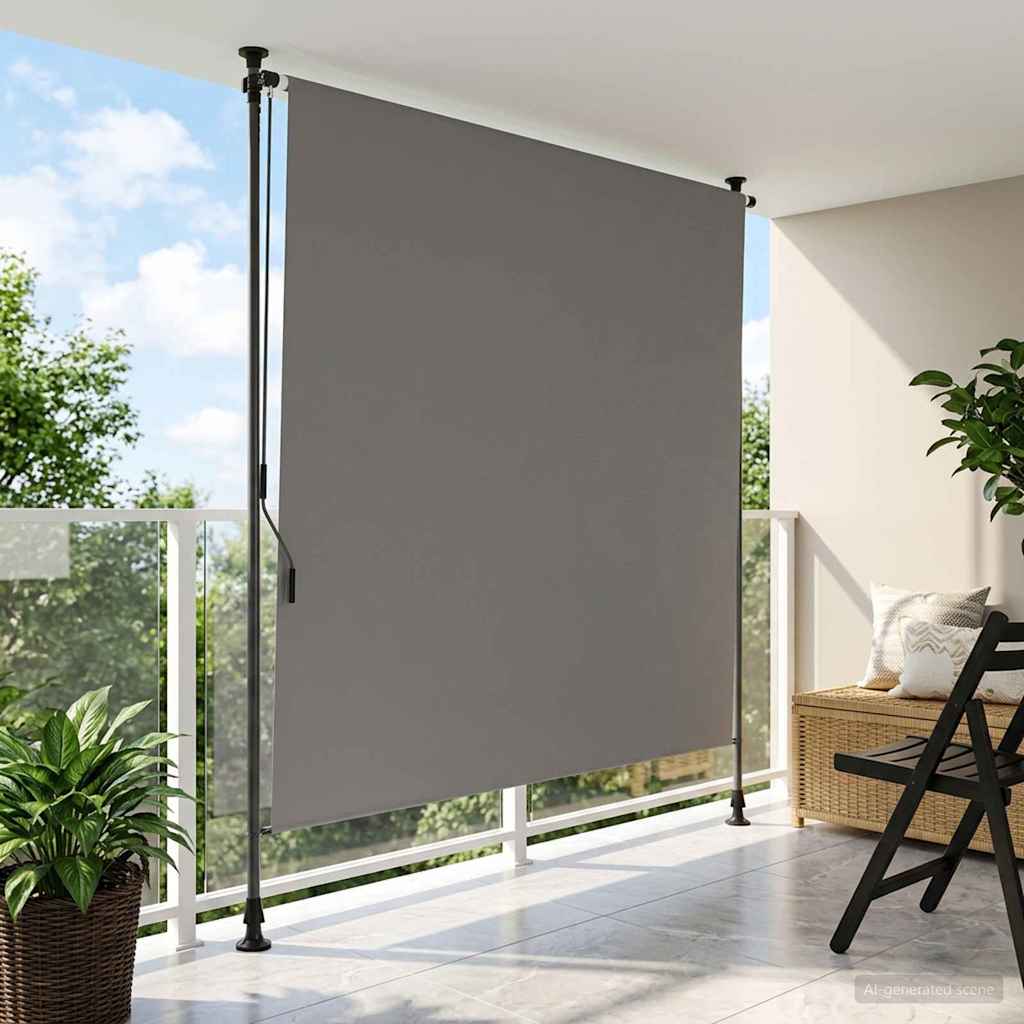vidaXL Zewnętrzna Roleta Rolkowa jasnoszary 200 x 270 cm