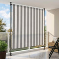 vidaXL Zewnętrzna Roleta Rolkowa Antracytowy i biały 150 x 270 cm