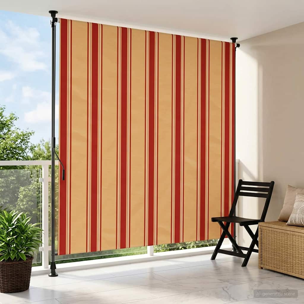 vidaXL Zewnętrzna Roleta Rolkowa Wielokolorowe 120 x 270 cm