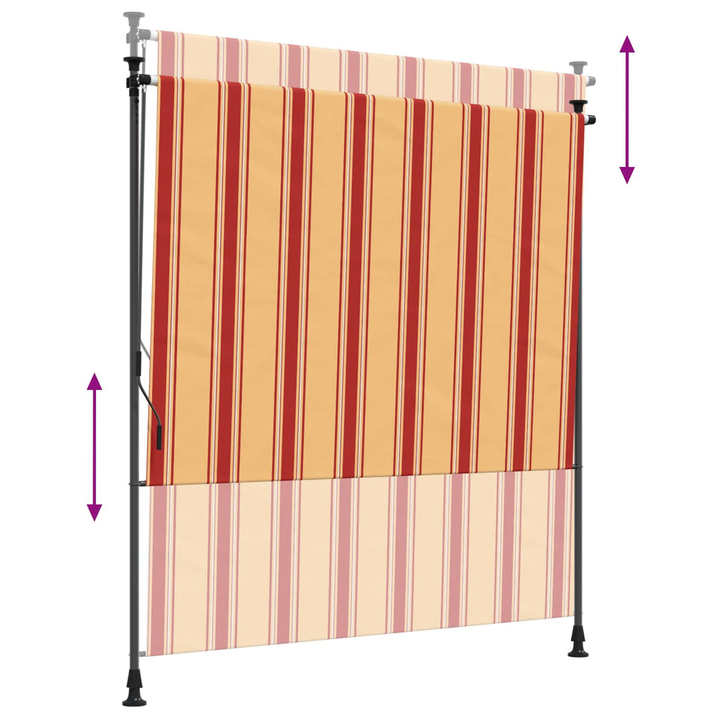 vidaXL Zewnętrzna Roleta Rolkowa Wielokolorowe 200 x 270 cm