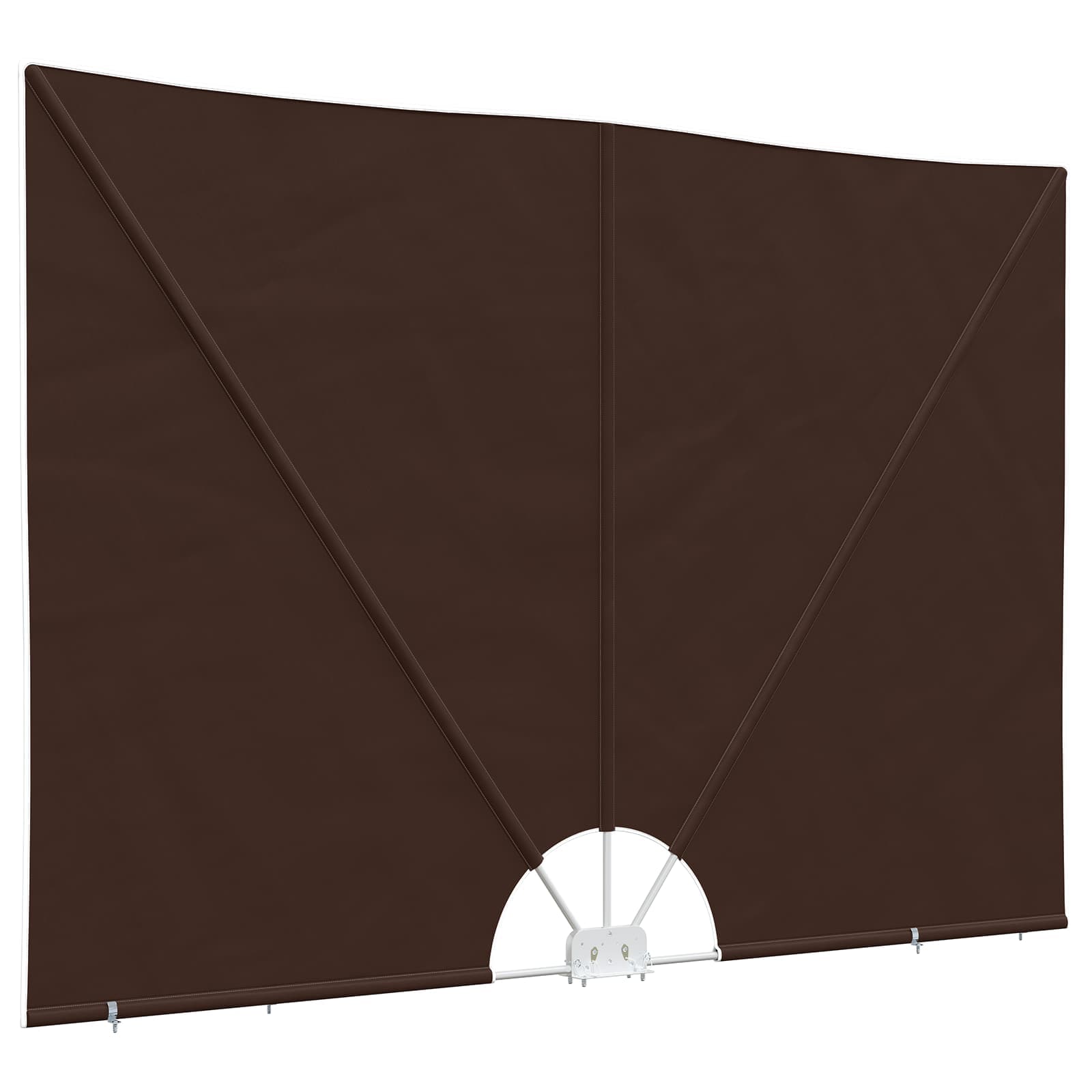 vidaXL Ekran Prywatności Balkonowej 240 x 160 cm Poliester Prostokątny