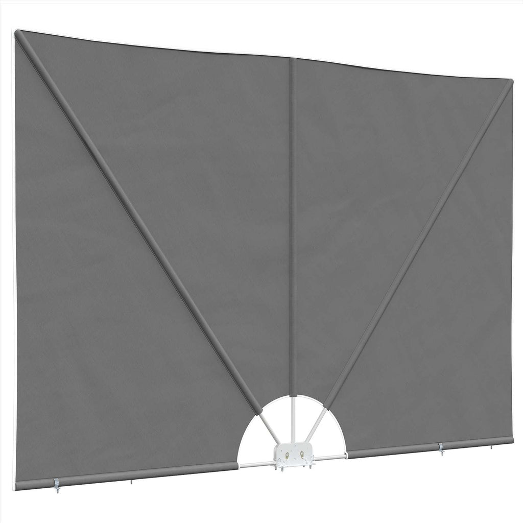 vidaXL Ekran Prywatności Balkonowej 240 x 160 cm Poliester Prostokątny
