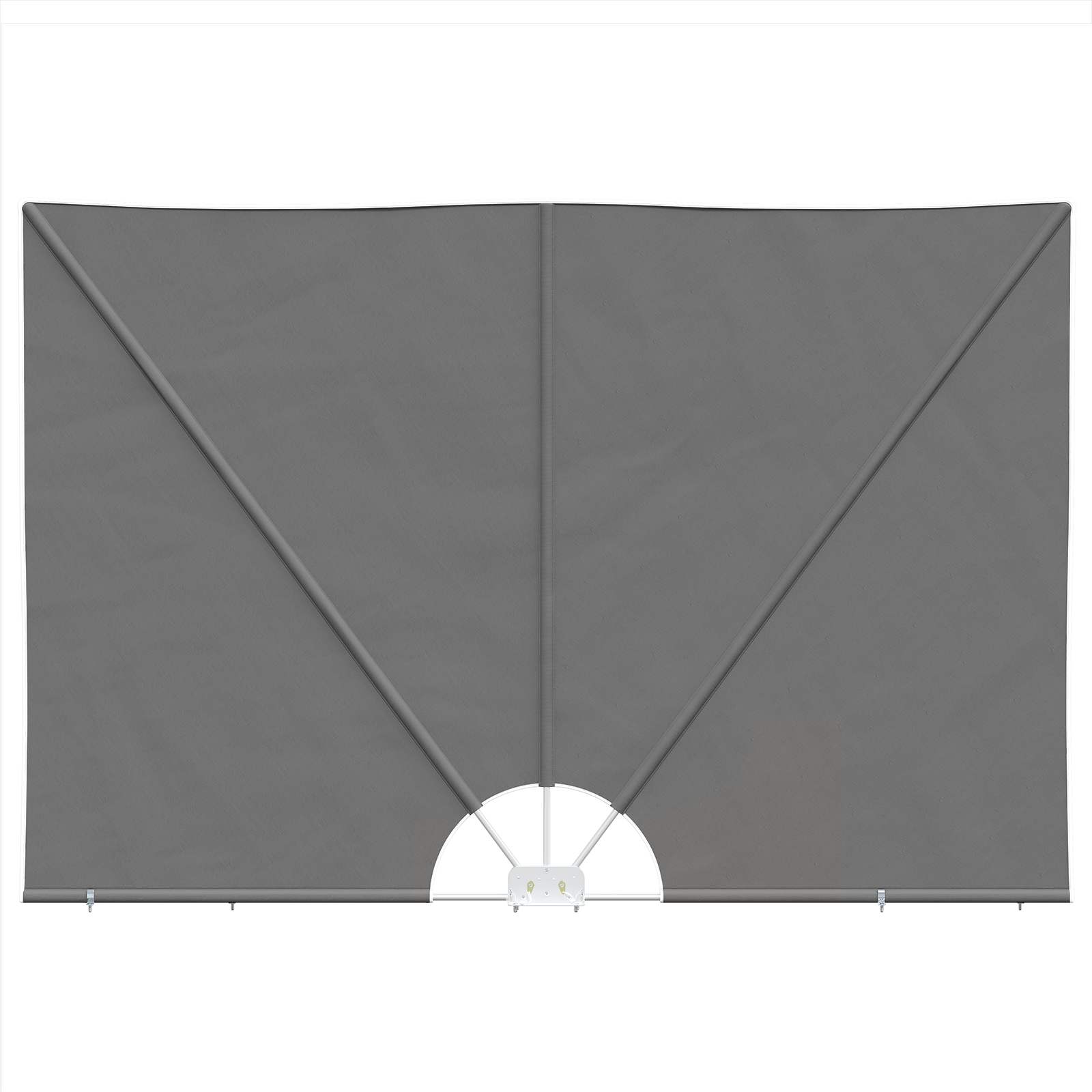 vidaXL Ekran Prywatności Balkonowej 240 x 160 cm Poliester Prostokątny