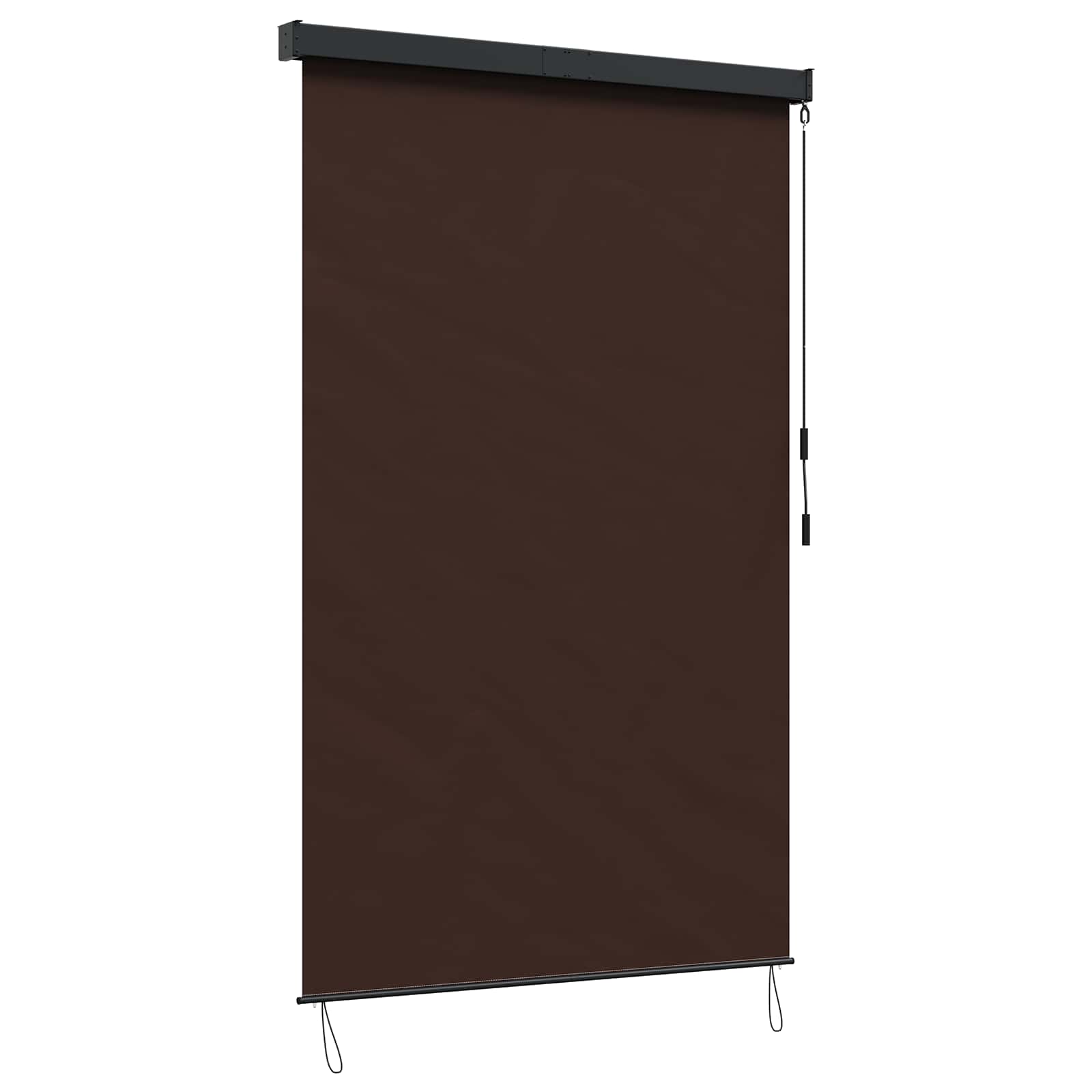 vidaXL Roleta brązowy 60 x 250 cm Materiał i Aluminium