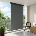 vidaXL Roleta jasnoszary 60 x 250 cm Materiał i Aluminium