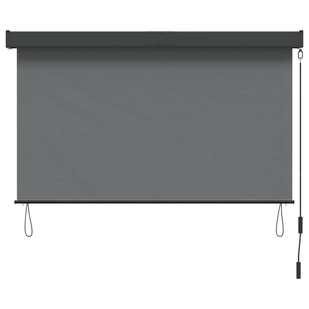 vidaXL Roleta jasnoszary 60 x 250 cm Materiał i Aluminium
