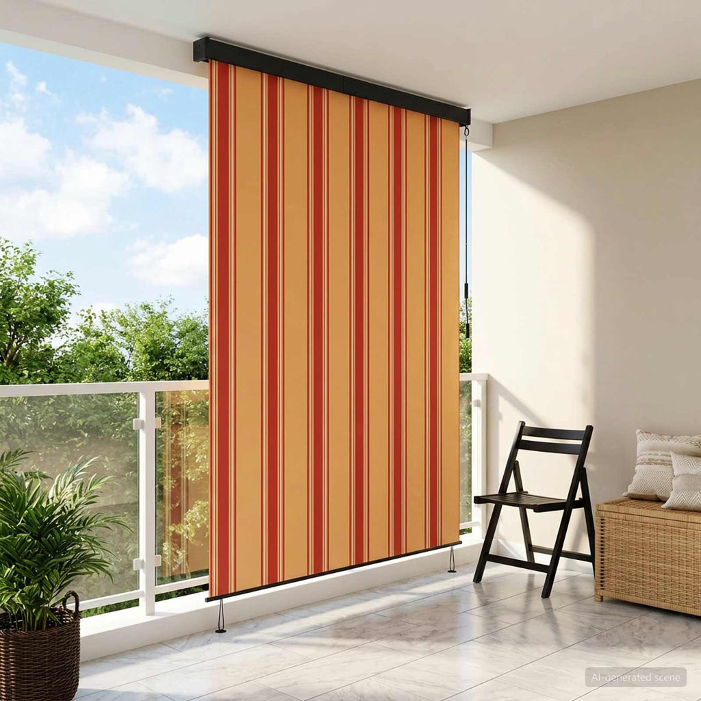 vidaXL Roleta Wielokolorowe 80 x 250 cm Materiał i Aluminium