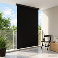 vidaXL Roleta Czarny 100 x 250 cm Materiał i Aluminium