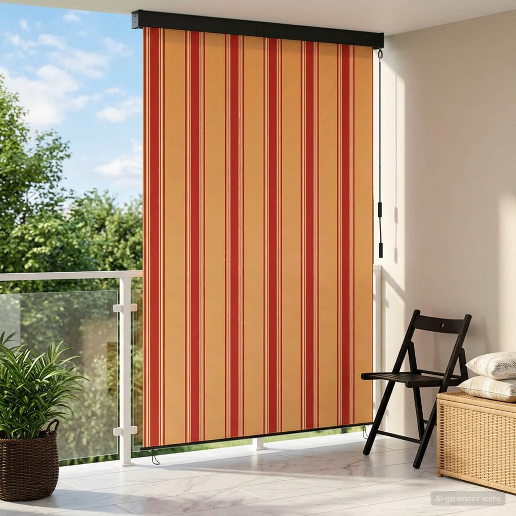 vidaXL Roleta Wielokolorowe 100 x 250 cm Materiał i Aluminium