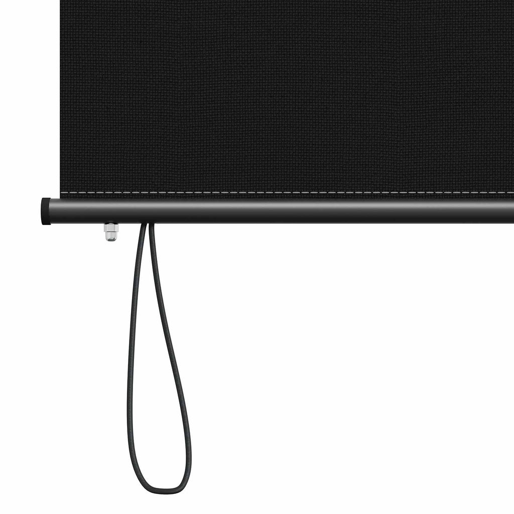 vidaXL Roleta Czarny 120 x 250 cm Materiał i Aluminium