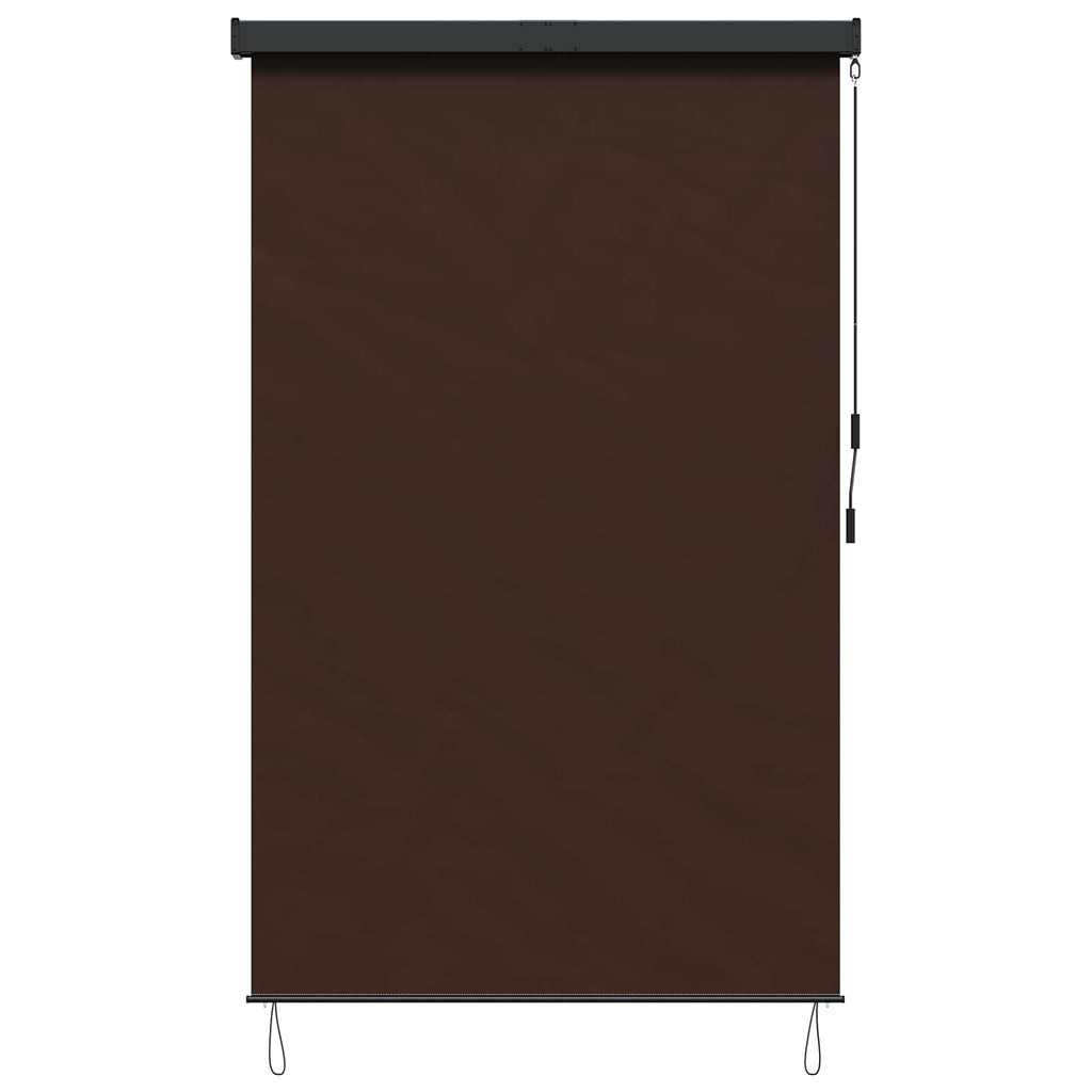 vidaXL Roleta brązowy 120 x 250 cm Materiał i Aluminium