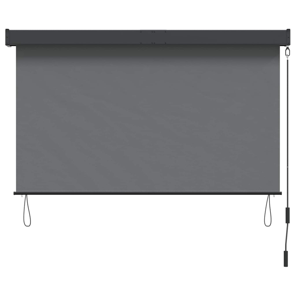 vidaXL Roleta jasnoszary 120 x 250 cm Materiał i Aluminium